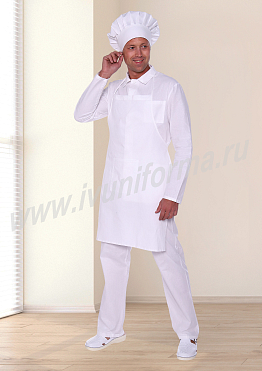 Фартук пекаря мужской арт. ПВ-04-03-БЗ